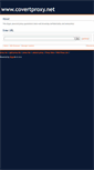 Mobile Screenshot of covertproxy.net