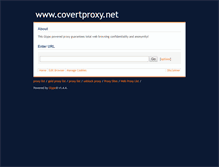 Tablet Screenshot of covertproxy.net